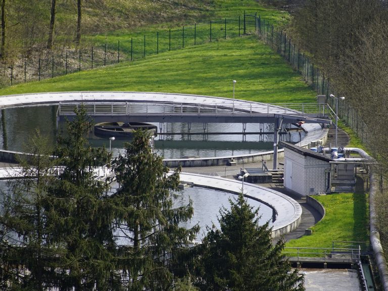 Photo of water treatment works