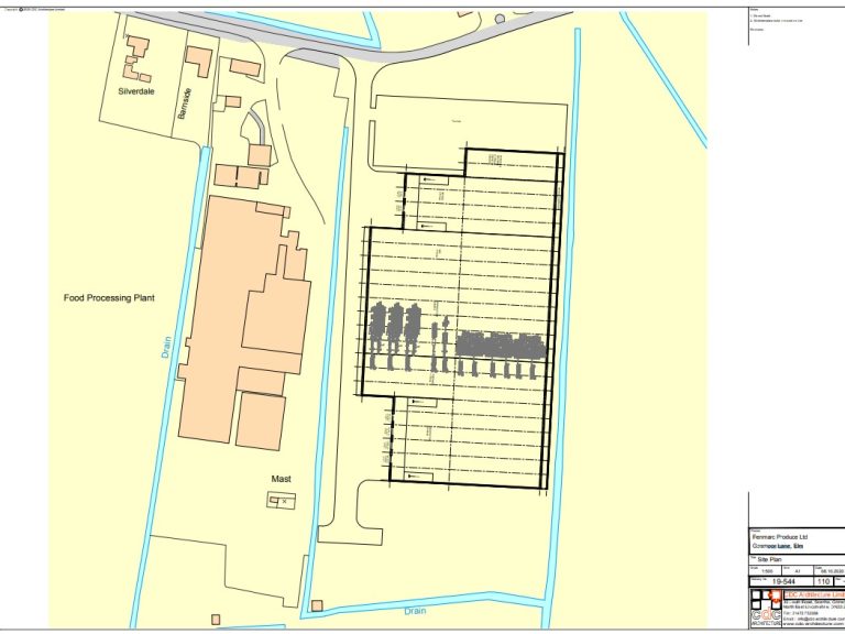 Plan of new warehouse