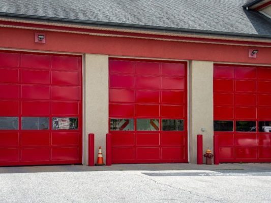 Doors of Fire Station