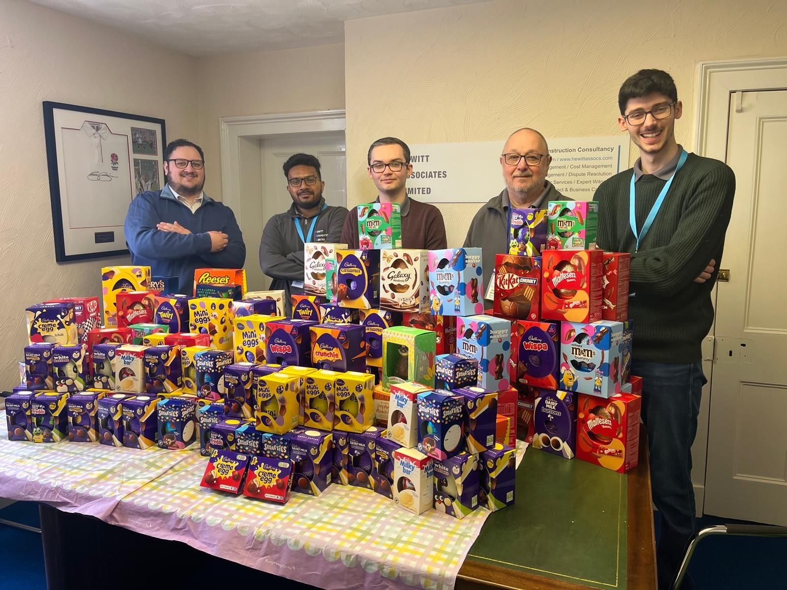 The HAL Team with easter egg donations for 2026.